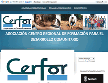 Tablet Screenshot of cerfor.net